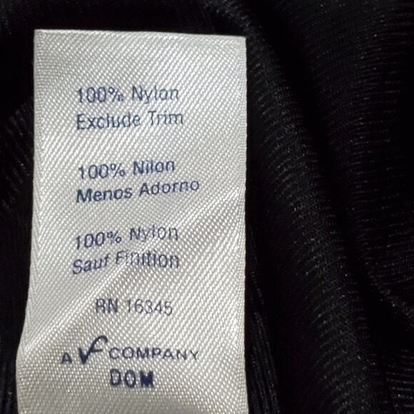 Vintage Vassarette Black Half Slip with Slit L 20" Style 11-122 - Picture 4 of 4